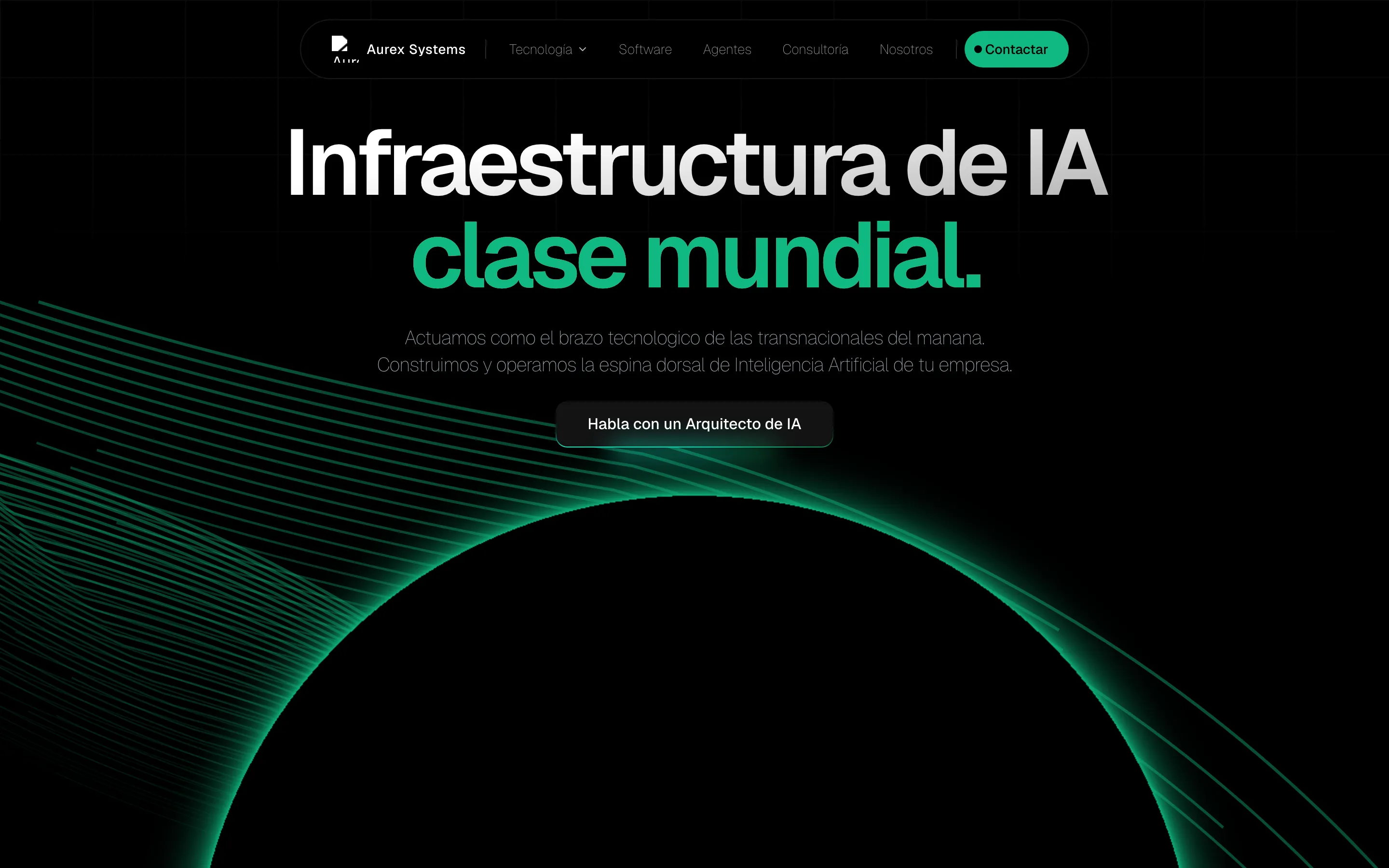 Sitio de Aurex Systems