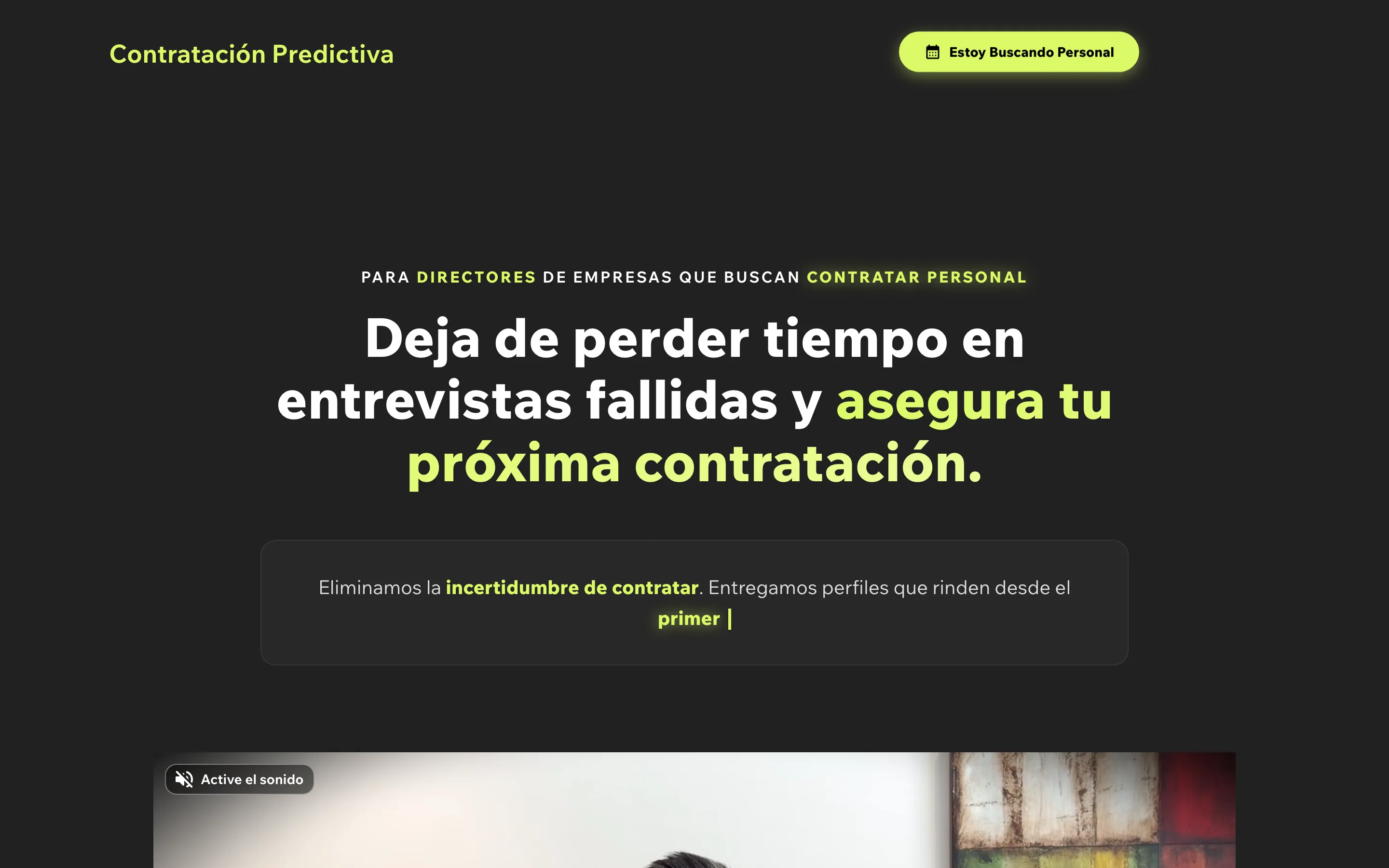 Sitio de Contratación Predictiva