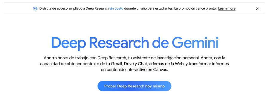 gemini.google · Deep Research