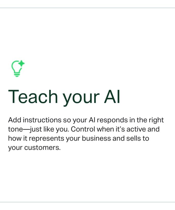 Teach your AI: add instructions so your AI responds in the right tone